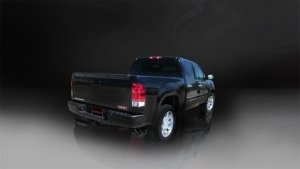 Chevrolet Silverado Performance Exhaust - Single Side Exit - CORSA Performance - Sport Cat-Back - Black - `07-`08